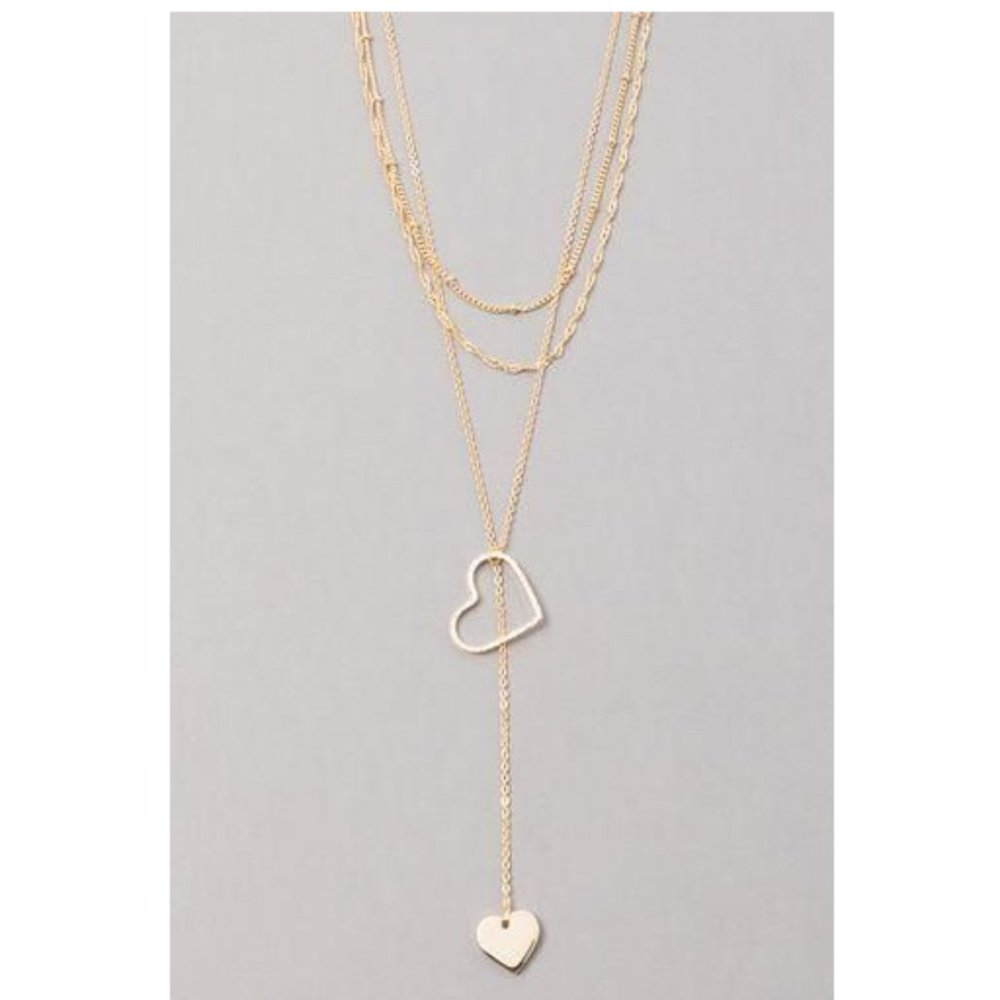 NEW Gold Heart Necklace